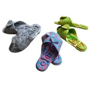 국내제작 발바닥 지압 마사지 실내화 거실용 건강 슬리퍼 혈액순환 족저 자극