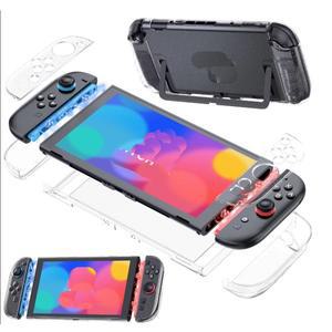 [호환품]스위치 2 용 투명 PC 쉘 보호대 Joycon 커버 닌텐도 호환 Switch 액세서리 충격 방지 케이스 W 스