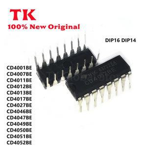 10개 CD4001 CD4012BE CD4046 DIP16 IC 칩