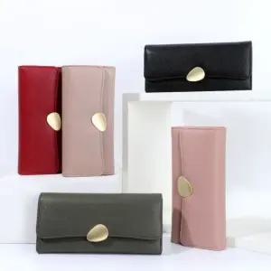 골드버튼 여성 학생 예쁜 장지갑 넉넉한 수납 데일리 여자장지갑 여성장지갑