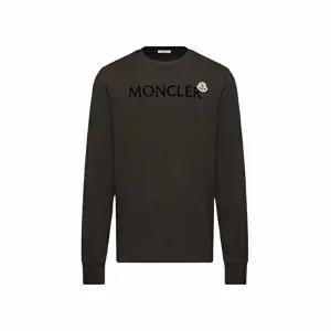 [몽클레어]몽클레어 로고 코튼 맨투맨 블랙 남성 8D00009 89AYY 999