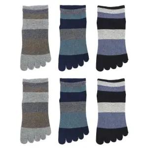 양말박스 남성발가락양말 단목 6켤레 YB5195