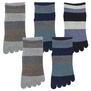 양말박스 남성발가락양말 단목 5켤레 YB5195