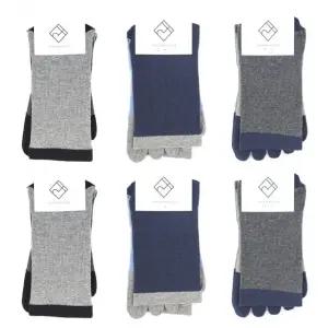 양말박스 남성발가락양말 장목 6켤레 YB5939