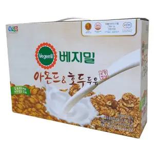 정식품 베지밀 균형건강 아몬드 호두 두유 190ml 24팩
