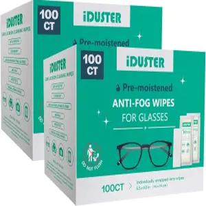 안경용 렌즈 물티슈 200개 더스터 프리 보습 개별 포장 안경 청소 선글라스 고글 및 카메라