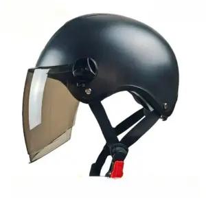 오토바이헬멧 빅사이즈 특대형 헬멧 남성용 대두 전기 바이크 오픈페이스 안전 하이바 스냅백