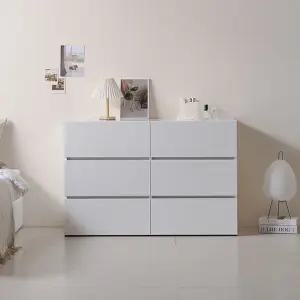 [유니콘]하나 3단 서랍장 1200 수납장 와이드서랍장 드레스룸 옷수납 거실수납장 거실장