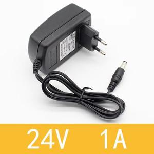 1PCS 24V 1A EU 플러그 AC 110V 220V 변환기 DC 서버 전원 공급 장치 어댑터