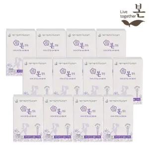 유기농 순면 유기농본 생리대 탐폰 슈퍼 12P 12팩