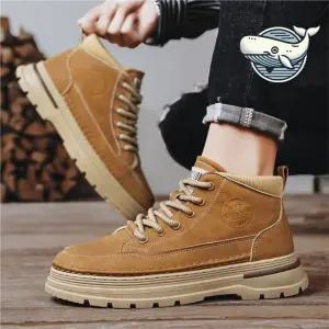 [제이커머스]트렌디 다용도 액션 워커 높은 굽 캐주얼 부츠 남자워커 남성워커 데일리슈즈 데일리워커