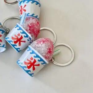 빙수 키링 케이스 가방고리 아이스크림