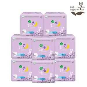 유기농 순면 유기농본 생리대 오씨본 입는 오버나이트 대형 8P 8팩