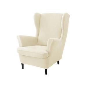 윙체어 편안한의자 폴라 플리스 쿠션 커버 경사 팔 탄성 의자 백 방지 소파 안락 좌석 슬립