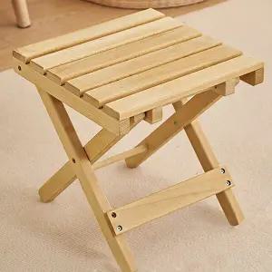 2p 원목의자 세트 접이식 우드 선반 나무 의자
