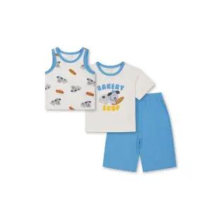 [탑텐키즈](센텀시티점)25년 FW (공용) 유아 쿄니 모달스판 3pcs 셋업 MKF3IP3301