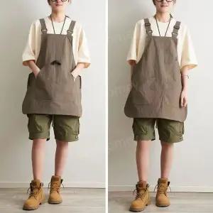 방수앞치마 야외 캠핑 공방 주머니앞치마 에이프런 다용도