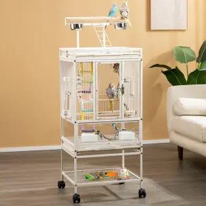 대형새장 이동식 단일 이층 앵무새장 케이지 새집 기본