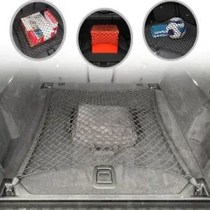 BMW X5 G05 2018-2025용 플로어 스타일 트렁크 카고 네트 블랙 - 자동차 액세서리 프리미엄 정리함 및