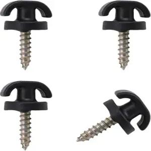 4PCS 자동차 카고 네트 후크 타이 다운 행잉 패스너 하드웨어 키트 보관 정리함 클립 트렁크 나사 대부분의