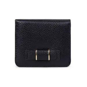 가죽 여자 카드 현급 명함 수납 반지갑 네이비 지갑 여성캐주얼지갑 반지갑선물