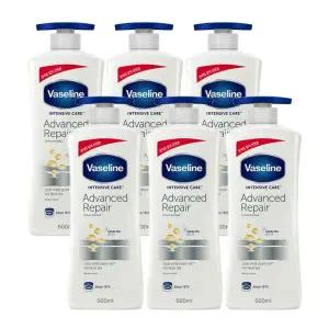 유니레버 바세린 어드밴스드 리페어로션 600ml 6개