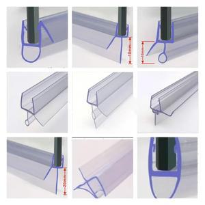 도어패킹 도어 씰링 스트립 도장 방수 웨더스트립 샤워 스크린 문짝 욕조 유리 물 디플렉터용 9 12mm