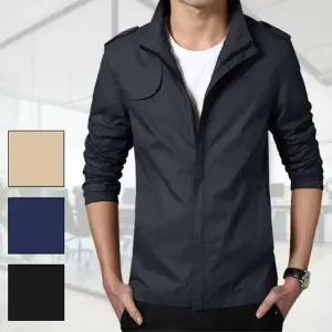 골프 바람막이 자켓 하이넥 남자 정장 봄점퍼 3컬러