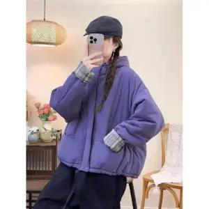 여성 가을 트렌치 체크 점퍼 후드 안감 야구 미리준비 코트 OOTD3