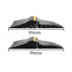 도어패킹 헤비 듀티 차고 문짝 도장 바닥 임계 내후성 스트립 범용 주거용 및 상업용 1m 검정색