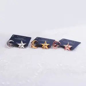 실버) 룬 스타 언발 링 귀걸이 실버링귀걸이 별귀걸이 달귀걸이 925실버