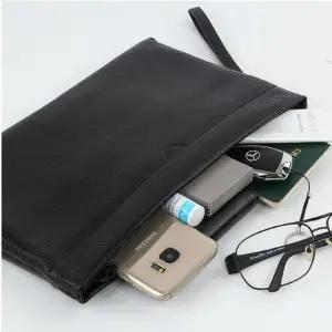 손잡이 클러치백 남성 가죽 손가방 소지품 파우치백 66246 48 클러치 잡화