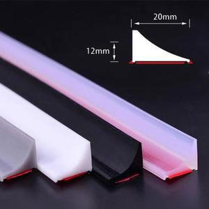 틈막이 실리콘 욕실 문 물 고정 스트립 주방 조리대 마개 세탁기 샤워 댐 배리어 씰링