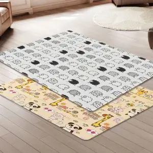 양면 놀이방매트 특대 층간소음 방지 메트 아파트 놀이 방매트 층간 소음 아기 거실 바닥 어린이 집매트
