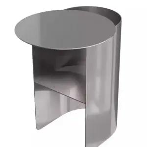 원형 메탈 카페테이블 세련된 커피테이블 리벳 인테리어