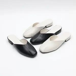 [엄지척]슬리퍼 444FWB13 베이직 뮬 여성 122765 블로퍼 여성샌들 통굽