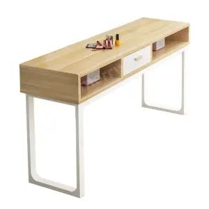 심플 우드 네일시술대 네일테이블 네일 테이블 세트 의자