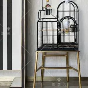 조류용품 케이지 대형 앵무새 회색 금강 새장 앵무