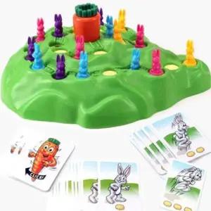 ( )뒤죽박죽 토끼경주 어린이 가족 놀이 캠핑 보드게임 실내 카페 모임