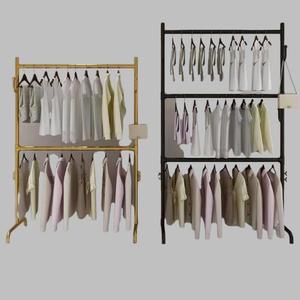 3단 스탠드 행거 옷걸이 100x160 250cm 방꾸미기 옷 수납 블랙