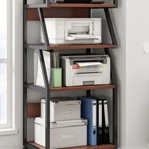 프린터수납장 받침대 선반 사무실 3단 컴퓨터 캐비닛 수납장