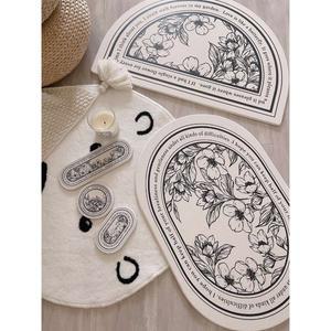 북유럽스타일 플라워패턴 현관 베란다 12사이즈 코일매트 5스타일