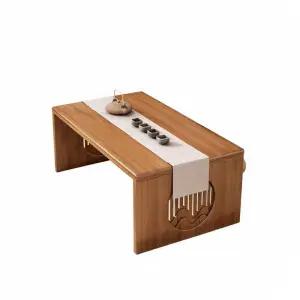 접이식 좌식테이블 원목 창가 의자 탁자 좌탁 다다미 티테이블 원목좌탁