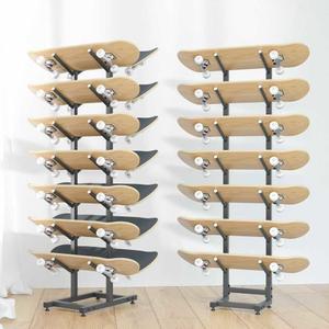 매장용 거치대 매대 스케이트보드 보관대 서핑보드 1열 롱보드 디스플레이 스탠드 블랙