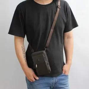 데일리 패션가방 심플 가죽 미니크로스백 패션가방 심플 가죽 미니크로스백