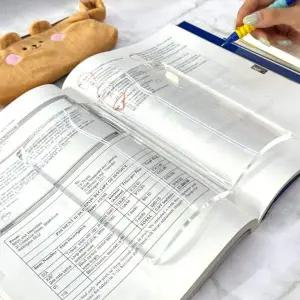 투명 소형 문진 책모양 아크릴