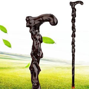 감태나무지팡이 원목 흑단 지팡이 마실 보조 등산 스틱 감태 수제 걷기