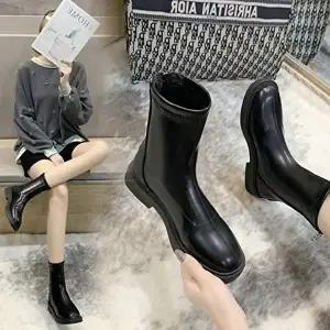 [엄지척]클래식 614OWJ96 따뜻 기모안감 지퍼 캐주얼 여성 워커