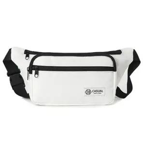 아이보리- 베이직 디자인 편한 힙색 허리 가방 허리백 등산힙색 웨이스트백 등산보조가방