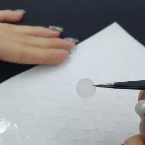 투명 스티커 패드 원형 1cm 소음방지 실리콘